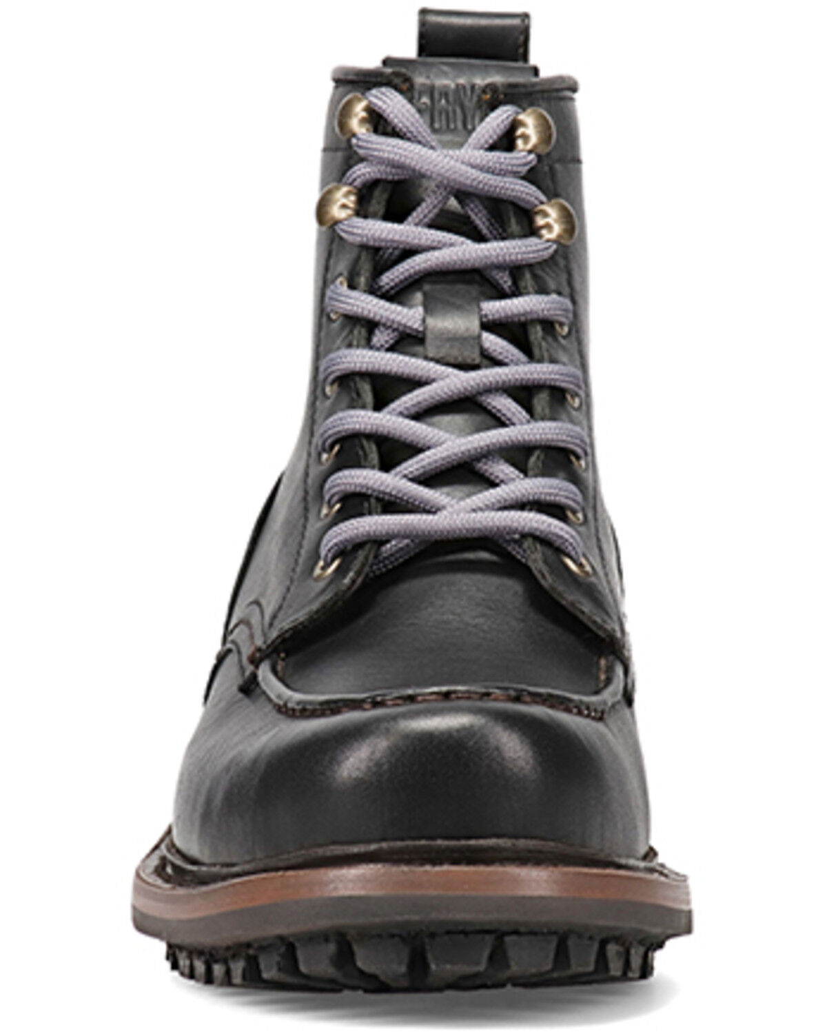 Image #4 - Frye Men's Hudson Lace-Up Work Boots - Round Toe, Black, hi-res