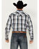 Image #4 - Cowboy Hardware Men's Hermosillo Plaid Print Long Sleeve Snap Western Shirt, Black, hi-res