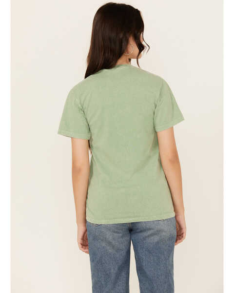 Image #4 - Youth In Revolt Women's Adventure Horse Short Sleeve Graphic Tee , Sage, hi-res