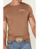 Image #4 - Pendleton Men's Boot Barn Exclusive Lasso Short Sleeve Graphic T-Shirt, Lt Brown, hi-res