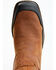 Double H Men's Requiem Pull-On Safety Work Roper Boots - Wide Square Toe , Brown, hi-res