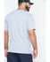 Carhartt Men's Loose Fit Heavyweight Logo Pocket Work T-Shirt - Big & Tall, Hthr Grey, hi-res