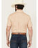 Image #4 - RANK 45&reg; Men's Cowboy Co Geo Print Short Sleeve Button-Down Stretch Western Shirt, Camel, hi-res