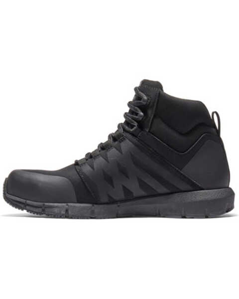 Image #3 - Timberland Men's Radius Mid Lace-Up Work Shoes - Composite Toe, Black, hi-res