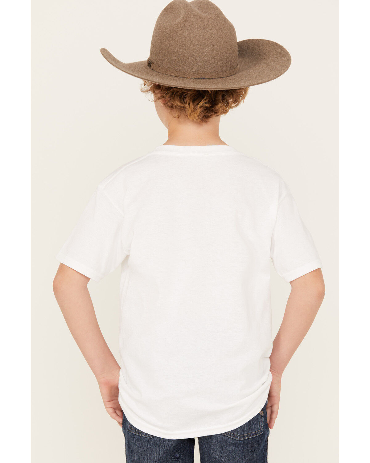 Image #4 - Cody James Boys' Rodeo Graphic Short Sleeve Western Shirt, Oatmeal, hi-res
