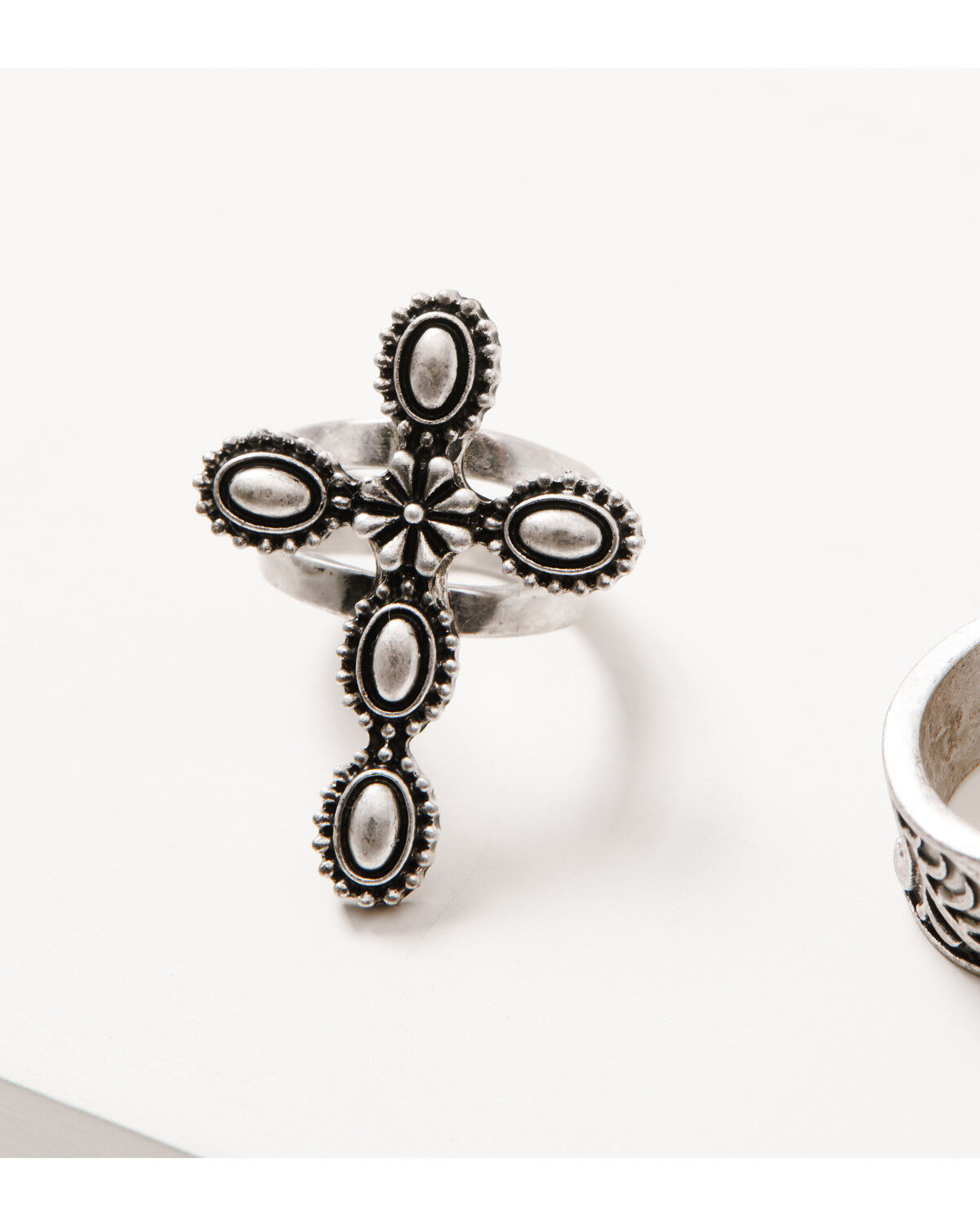 Image #2 - Shyanne Women's Shiloh Ridge Ring Set - 3 Piece, Silver, hi-res