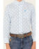 Image #3 - Wrangler Boys' Paisley Print Long Sleeve Button-Down Shirt, White, hi-res