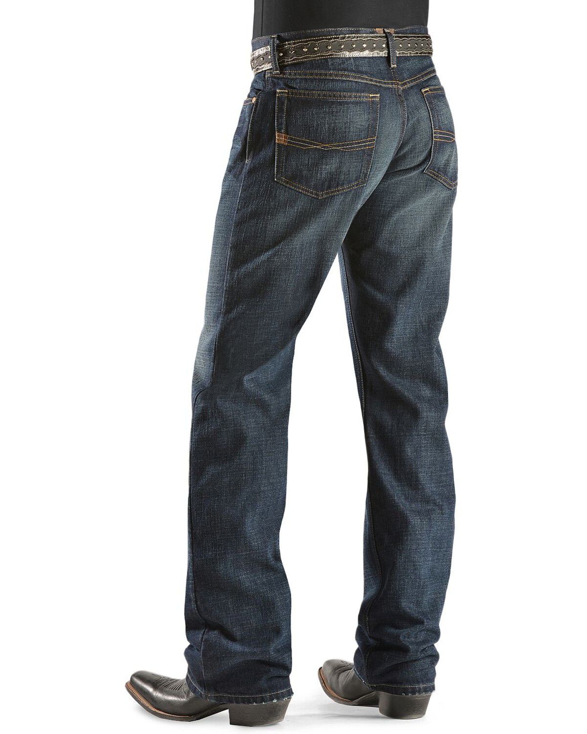 Image #1 - Ariat Men's M4 Roadhouse Low Rise Relaxed Fit Jeans, Dark Stone, hi-res