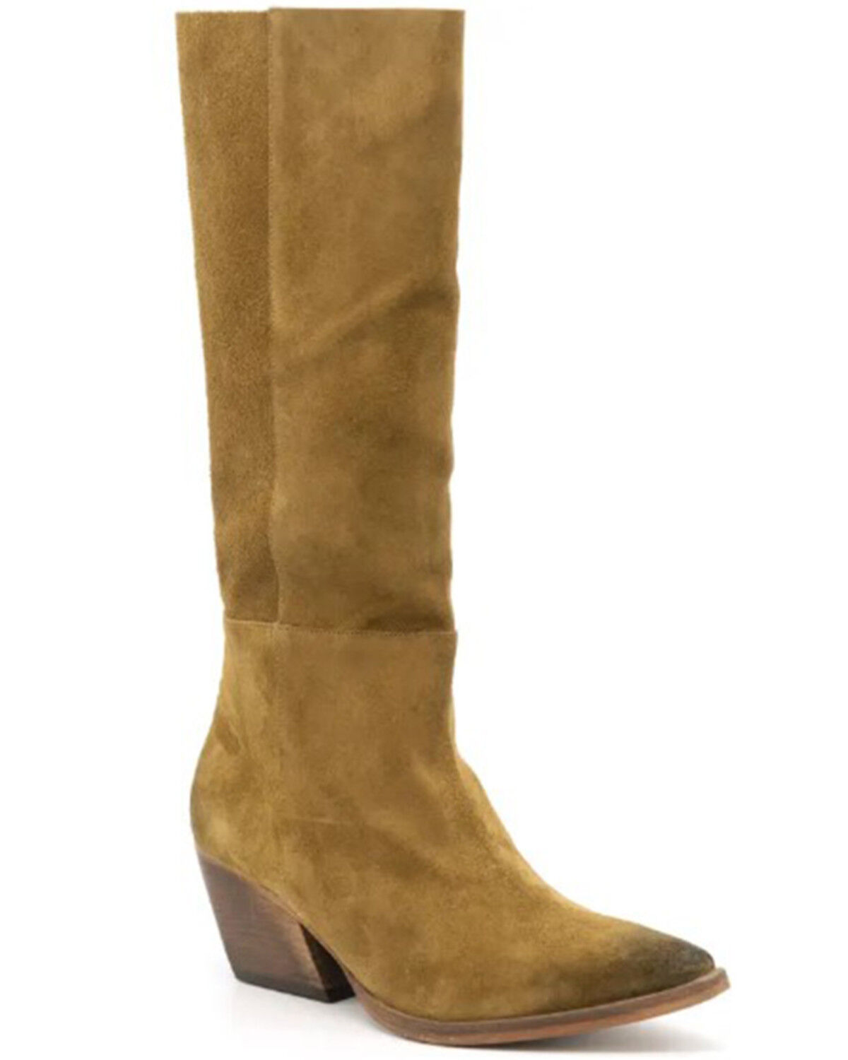 Image #1 - Golo Shoes Women's Brandy West Western Boots - Round Toe, Brandy Brown, hi-res