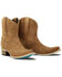 Image #1 - Lane Women's Lexington Suede Western Booties - Snip Toe, Brown, hi-res