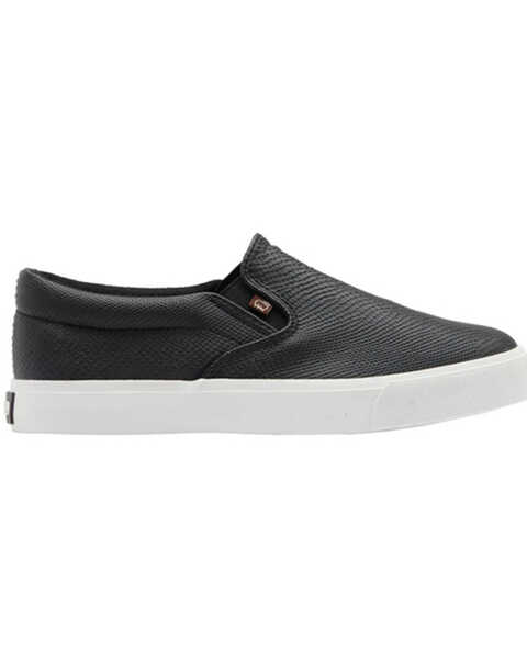 Lamo Footwear Girls' Canvas Slip-on Shoes, Black, hi-res