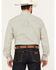 Cinch Men's Geo Print Stretch Long Sleeve Button-Down Western Shirt, White, hi-res
