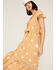 Beyond The Radar Women's Floral Gingham Picnic Dress, Gold, hi-res