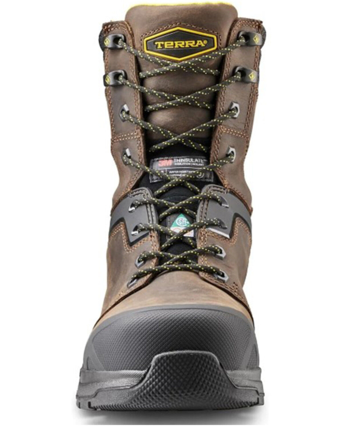 Image #4 - Kodiak Men's 8" Carbine Waterproof Work Boots - Composite Toe, Brown, hi-res