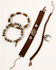 Shyanne Women's Crescent Bronze 4pc Bracelet Set, Rust Copper, hi-res