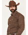 Image #2 - Ariat Men's Raven Wrinkle Free Paisley Print Long Sleeve Button-Down Western Shirt, Brown, hi-res