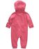 Image #2 - Carhartt Infant Girls' Fleece Zip Front Coverall, Pink, hi-res
