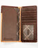 Image #2 - Hooey Men's Top Notch Tooled Wallet, Brown, hi-res