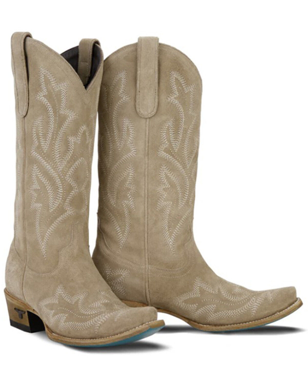 Image #1 - Lane Women's Saratoga Tall Western Boots - Snip Toe, Coffee, hi-res