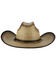 Cody James Men's Ponderosa Straw Cowboy Hat , Natural, hi-res