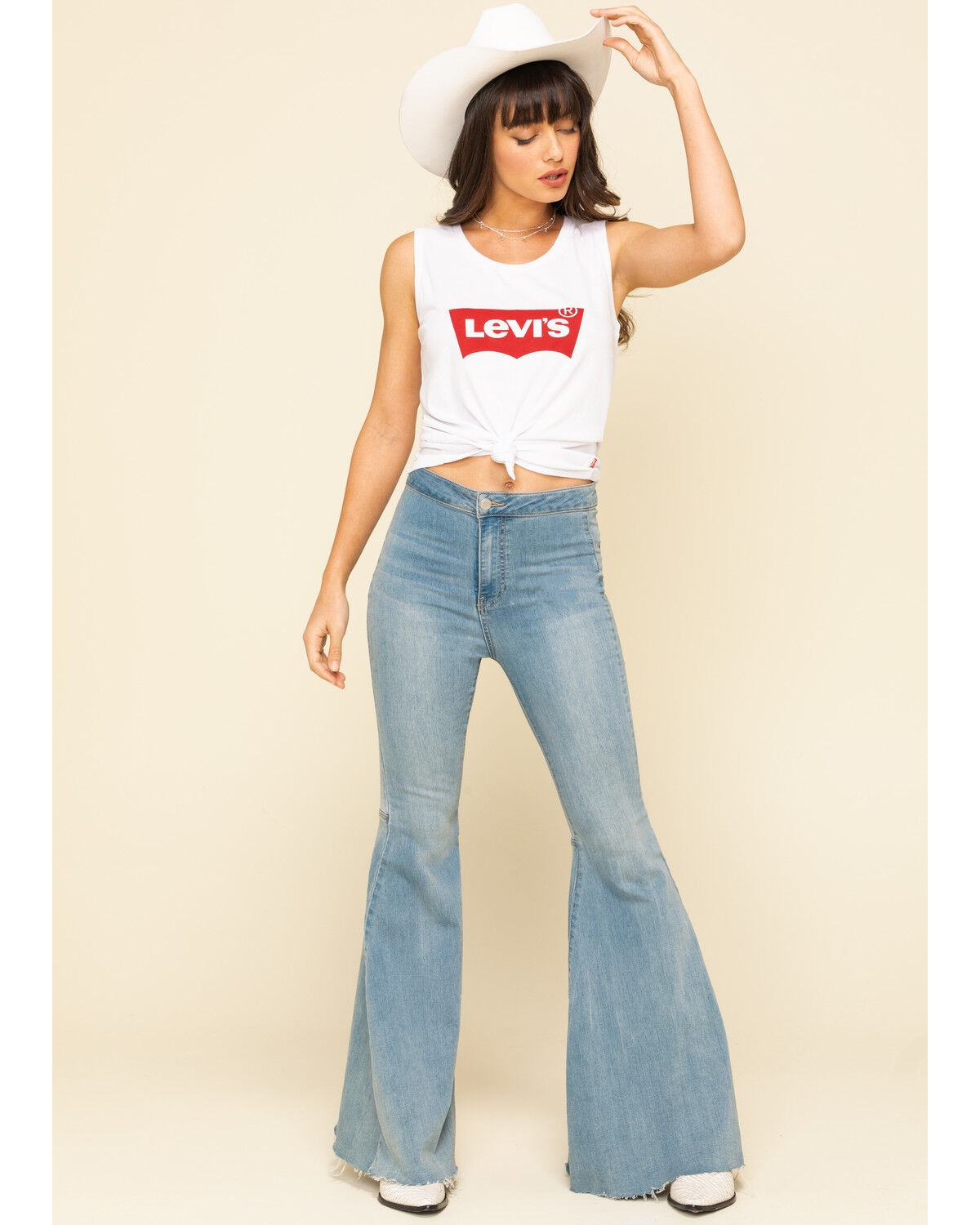 levis white top womens