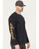 Image #1 - Thorogood Men's USA Logo Long Sleeve Work T-Shirt, Dark Blue, hi-res