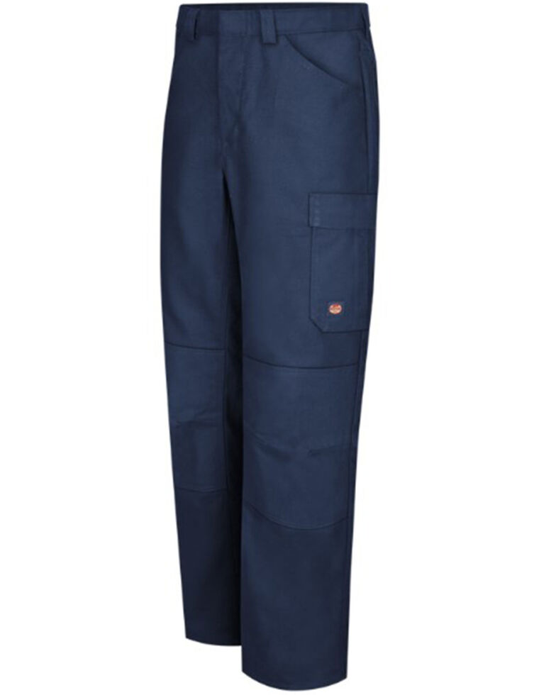 Red Kap Men's Navy Performance Shop Pants , Navy, hi-res