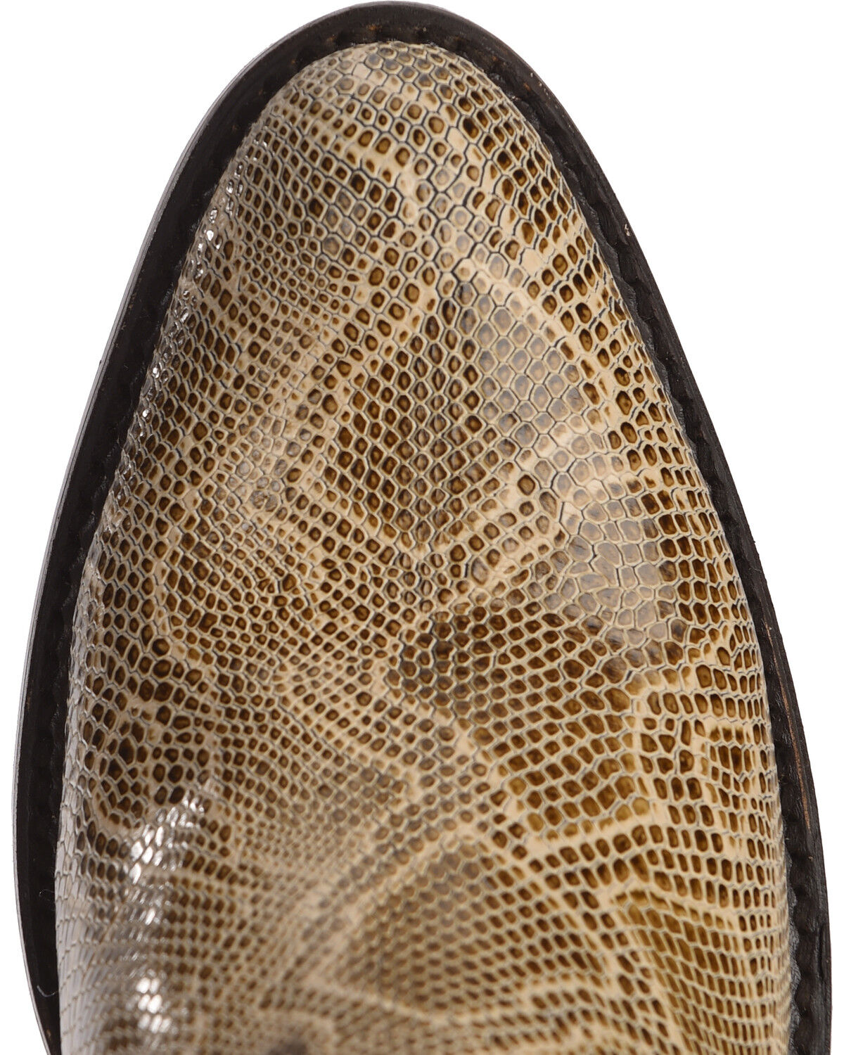 Image #6 - Liberty Black Women's Breton Snake Print Booties - Round Toe, Beige/khaki, hi-res