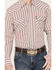 Image #3 - Cinch Men's Striped Geo Print Long Sleeve Western Pearl Snap Shirt, White, hi-res