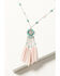 Image #1 - Shyanne Women's Prism Skies Feather Beaded Tassel Necklace, Silver, hi-res
