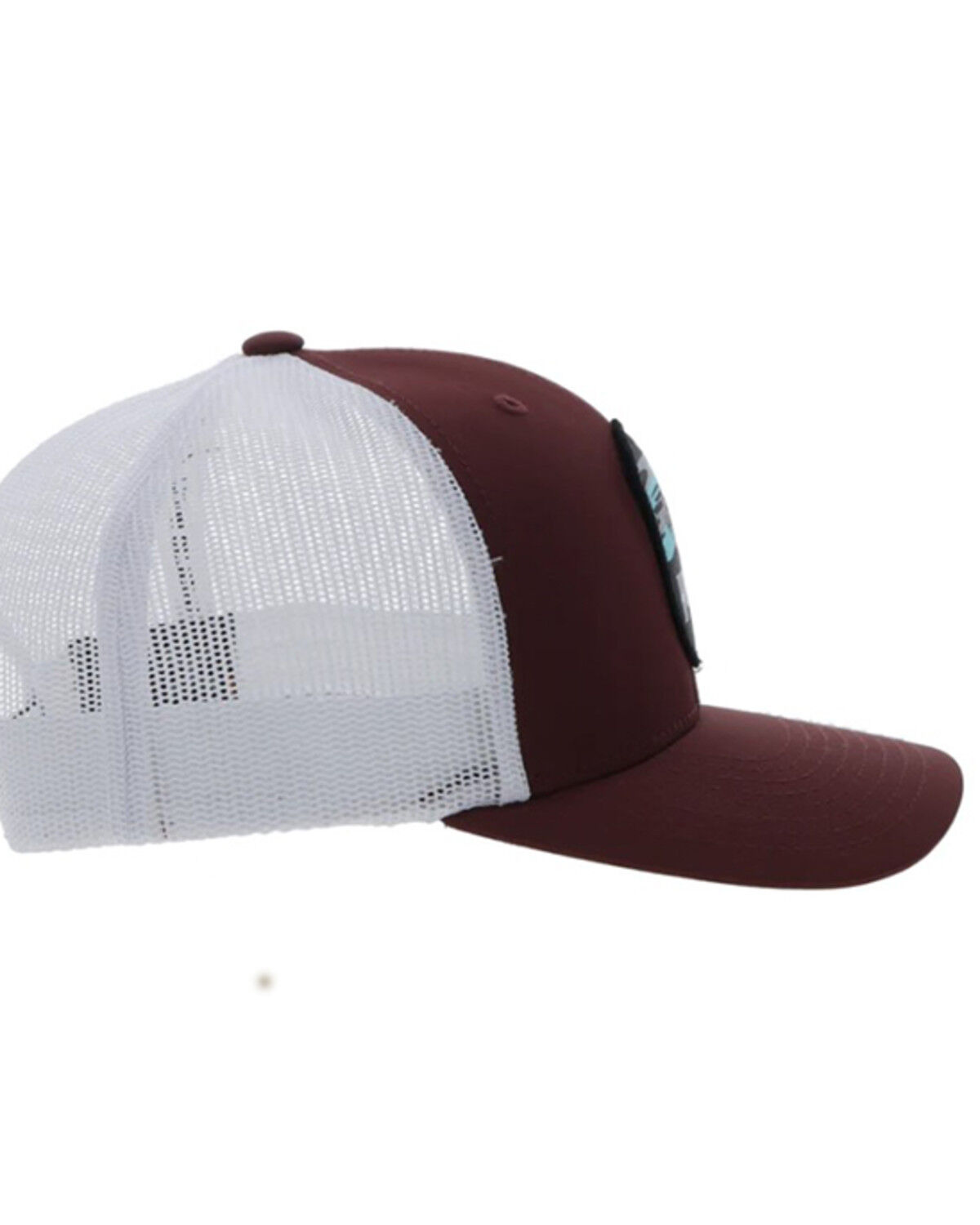 Image #3 - Hooey Men's Cheyenne Mesh Trucker Cap, Maroon, hi-res