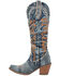 Image #3 - Dingo Women's Texas Tornado Western Boots- Medium Toe , Blue, hi-res