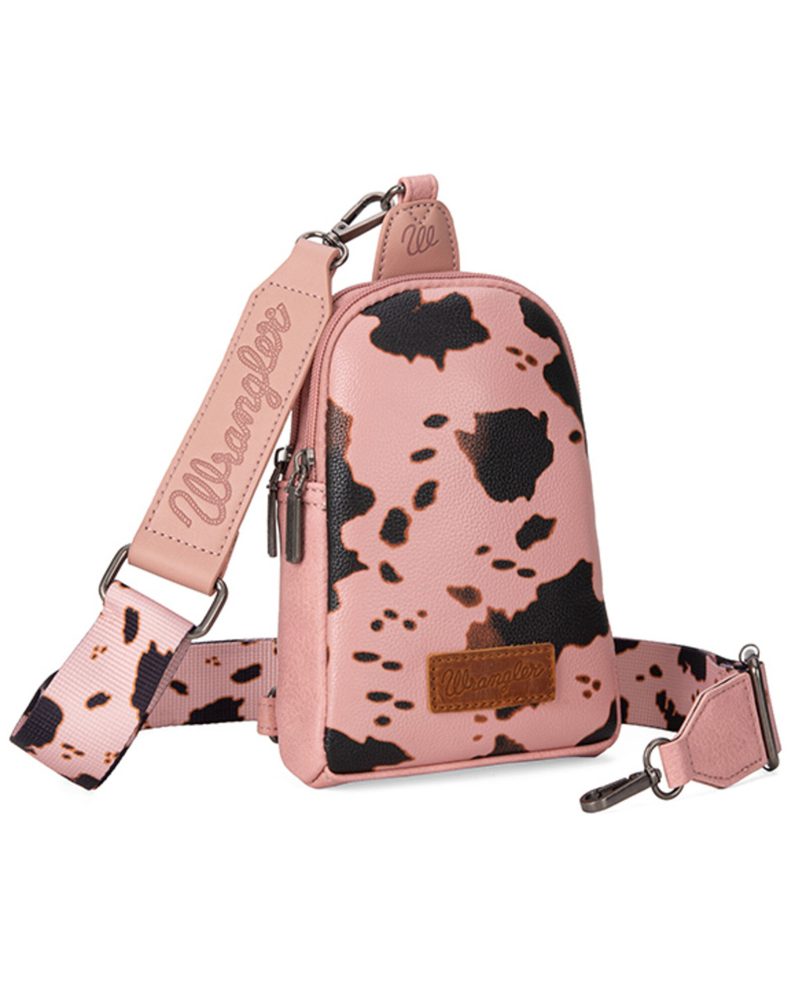 Pink cow print bag 2025