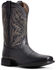 Image #1 - Ariat Men's Sport Herdsman Western Performance Boots - Square Toe, Black, hi-res