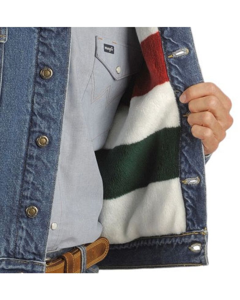 blanket lined jean jacket