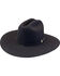 Image #1 - Justin Men's Newman 15X Felt Western Fashion Hat, Black, hi-res