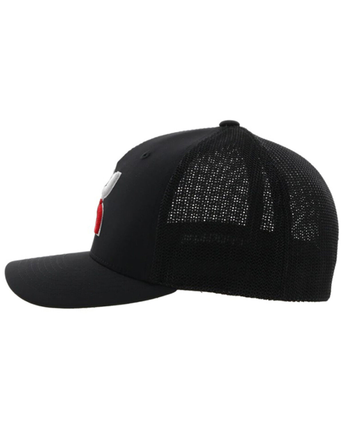 Image #4 - Hooey Men's Boquillas Logo Embroidered Trucker Cap, Black, hi-res