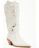 Image #1 - Matisse Women's Alice Western Boots - Snip Toe , White, hi-res