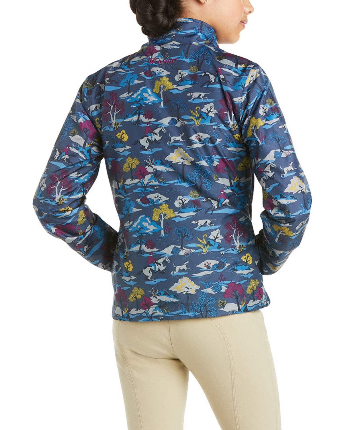 Image #2 - Ariat Girls' Youth Laurel Hunt Print Insulated Jacket , , hi-res
