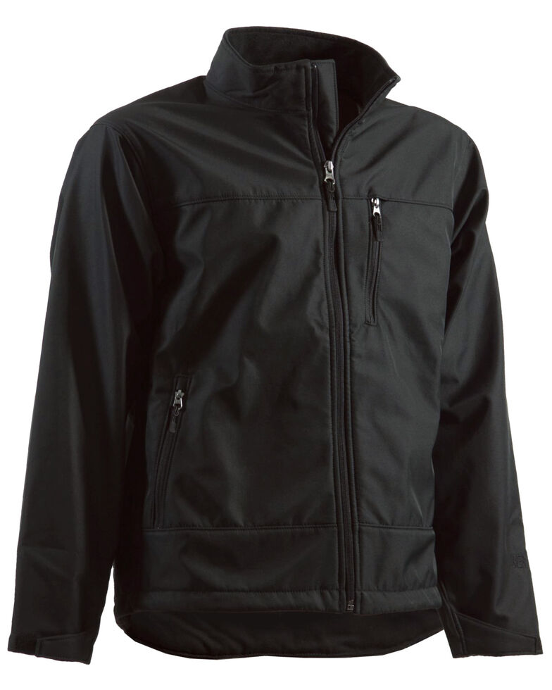 Berne Eiger Softshell Jacket - Tall 2XT, Black, hi-res
