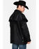 Image #2 - Outback Trading Co. Men's Short Oilskin Duster, Black, hi-res