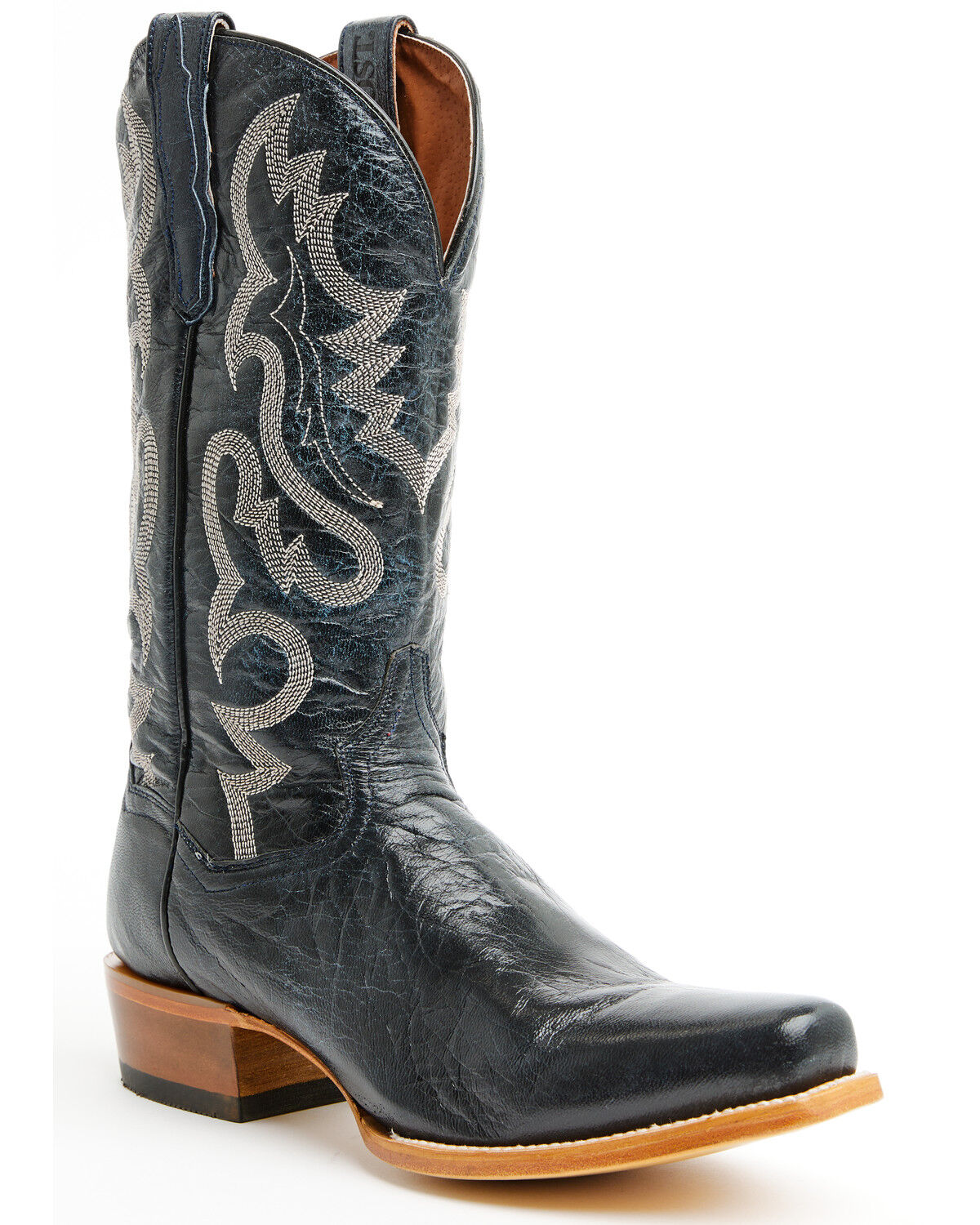 Image #1 - Dan Post Men's Calvin Tall Western Boots - Square Toe, Blue, hi-res