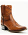 Image #1 - Sendra Women's Lizzie Western Booties - Snip Toe , Cognac, hi-res