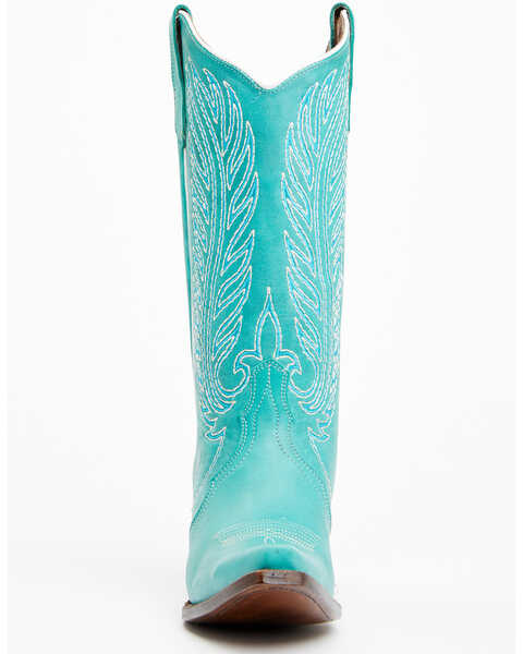 Image #4 - Corral Women's Triad Western Boots - Snip Toe , Blue, hi-res