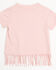 Image #3 - Shyanne Toddler Girls' Raised To Be Rowdy Fringe Short Sleeve Graphic Tee, Light Pink, hi-res