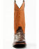 Image #4 - Cody James Men's Melbourne Cognac Leather Western Boots - Broad Square Toe, Orange, hi-res