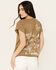Image #4 - Cleo + Wolf Women's Burnout Butterfly Relaxed Graphic Tee, Olive, hi-res