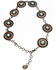 Shyanne Women's Rust Copper Concho Link Belt, Rust Copper, hi-res