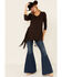 Tasha Polizzi Women's Solid Brown Darcie 3/4 Sleeve Tunic , Brown, hi-res