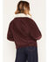 Image #4 - Levi's Women's 90s Sherpa Trucker Jacket, Wine, hi-res
